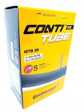Dętka rowerowa CONTINENTAL MTB 26 x 1,75-2,5 FV 42mm PRESTA BOX