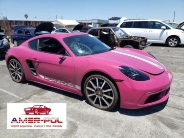 Porsche Cayman 718 Coupe 2.0 300KM 2022 Porsche Cayman 2022r., 2,0 L 718 Cayman Coupe 2.0 Benzyna 300KM