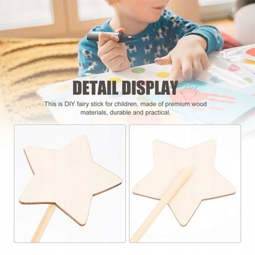 Fairy Wands Adults Star Shape Sticks Dress 10 szt