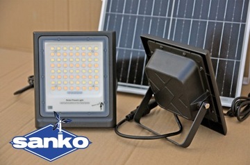 Солнечная лампа SANKO ED6 (2x LED 60Вт 2x600лм) + панель 25Вт