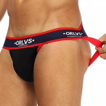 Stringi slipy męskie typu jockstrap g-string L-XL