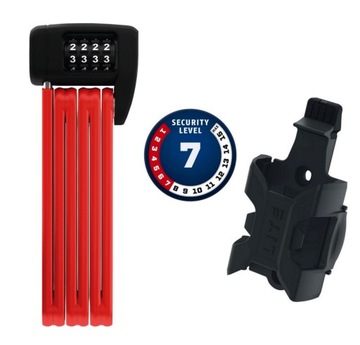 Zapięcie składane ABUS BORDO LITE 6055C/85 SH Red