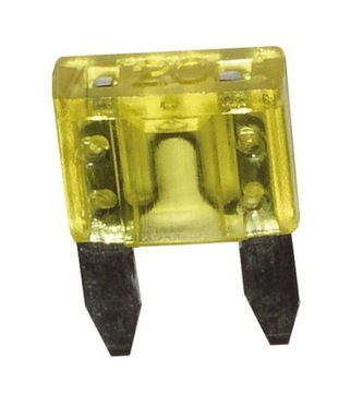 10x bezpiecznik płytkowy MINI samochodowy 11mm - 20A