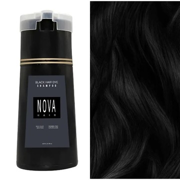 Nova Hair Dying Шампунь для ухода за волосами 3 в 1 Натуральный, быстрый