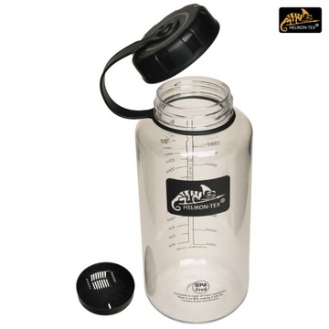 Туристическая бутылка Helikon из тритана, 1 л, прозрачная, для воды без BPA