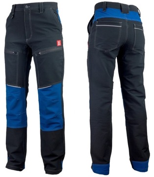 WYGODNE SPODNIE ROBOCZE SOFTSHELL DO PASA 4XL / 58