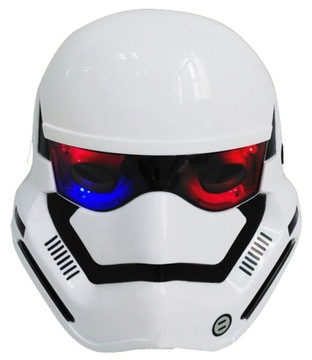 STORMTROOPER CLONE TROOPER maska LED z światłem klon szturmowiec Star Wars