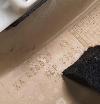 PANEL REGULACE SEDADLA LEVÝ PŘEDNÍ JAGUAR S-TYPE XA42-0027-AD