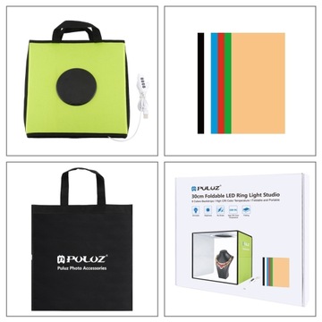 SHADELESS Studio TENT Studio RING LED 30x30 30см 6x Фон 10Вт