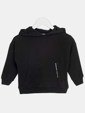 Bluza dziecięca chłopięca dresowa czarny 116