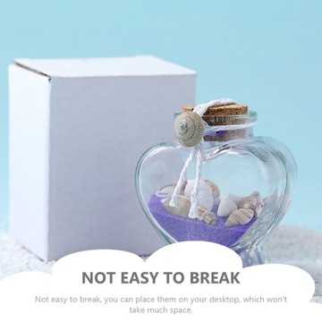 DIY Butelka życzeń Mini słoiki Szklane butelki