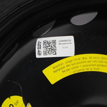 DISK OCELOVÝ MERCEDES-BENZ OE 4.0" X 19" 5X112