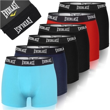 Everlast Bokserki Męskie Bawełniane BM403 6 sztuk Rozmiar XXL