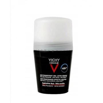 Vichy Homme 48h skóra wrażliwa 50ml roll-on