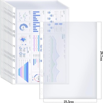 РУБАШКА ДЛЯ ДОКУМЕНТОВ А4 100 ШТ. РУБАШКА ДЛЯ БИНДЕРОВ КРЫШКИ