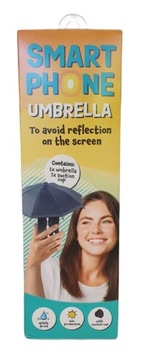 Parasol na smartfon ochrona grafit