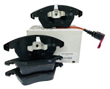 ПЕРЕДНИЕ ТОРМОЗНЫЕ КОЛОДКИ 5K0698151 OE VW PASSAT B6 B7 CC GOLF V VI 5 6 PLUS