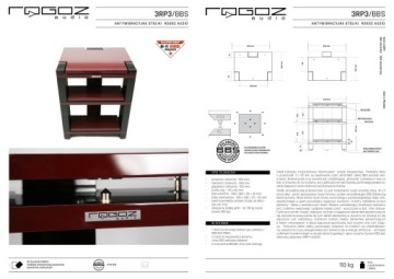 Антивибрационный стол Rogoz Audio 3RP3/BBS с отзывом и наградой HiFi Choice
