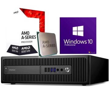 PC komputer HP 705 G3 SFF AMD A10 4GB 320HDD DisplayPort RS232 Win 10