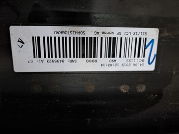 BMW 7 G11 G12 FACELIFT LCI NÁRAZNÍK PŘEDNÍ ČIDLA PDC INSTALACE