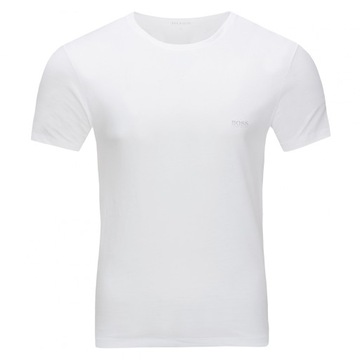 Hugo Boss t-shirt męski biały bawełna oryginał 50325388 S