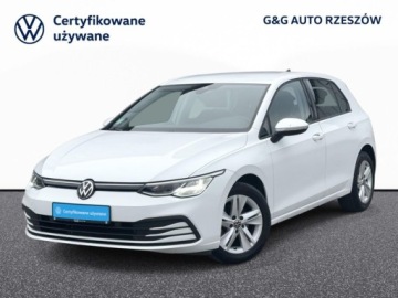 Volkswagen Golf VIII Hatchback 1.5 TSI EVO 130KM 2022 Volkswagen Golf Life 1.5 TSI 130KM, Serwis ASO, Gwarancja, FV23 1.5 129KM