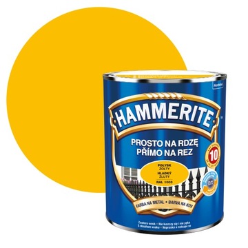 HAMMERITE NA RDZĘ 0,7L ŻÓŁTY POŁYSK