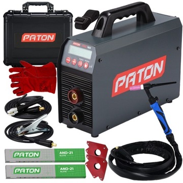 SPAWARKA INWERTOROWA MMA TIG PATON 160A PRO ZESTAW Spawalniczy