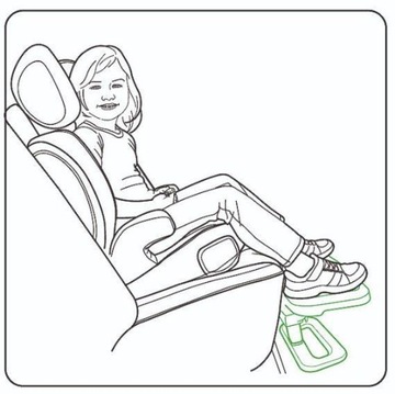 KNEE GUARD KIDS 4 НОВАЯ ДЕТСКАЯ ПОДНОГА ДЛЯ АВТОМОБИЛЯ