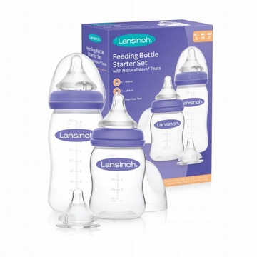 LANSINOH ZESTAW BUTELEK STARTOWYCH 160ML I 240ML