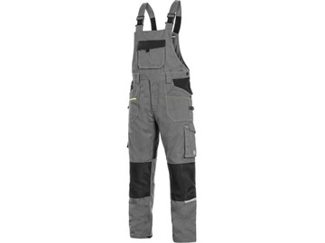 CXS STRETCH spodnie ogrodniczki robocze szare 52