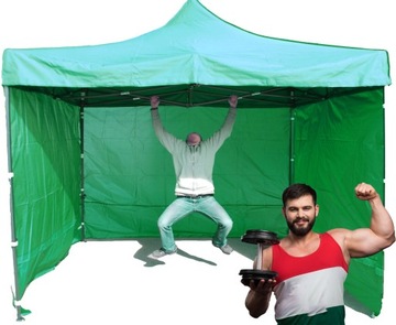 22kg 2x2 MOCNY NAMIOT OGRODOWY PAWILON HANDLOWY TUREK PARASOL ROZKŁADANY