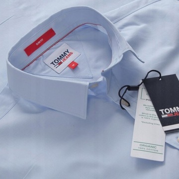 Koszula męska TOMMY JEANS, SLIM FIT, LAVENDER LUSTRE, rozm.M