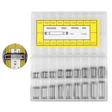 WINOMO 360 SZT. 6MM-23MM PASEK DO ZEGARKA ZE STALI NIERDZEWNEJ LINKI SPRĘŻYNY ZEGAREK PI