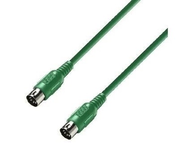 Adam Hall K3MIDI0075GRN kabel MIDI 0,75 m zielony