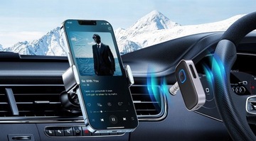 АДАПТЕР-ПЕРЕДАТЧИК BLUETOOTH 5.0 AUX MINI-JACK 3.5