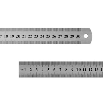 PRZYMIAR LINIOWY 300 mm LINIAŁ LINIJKA STALOWY