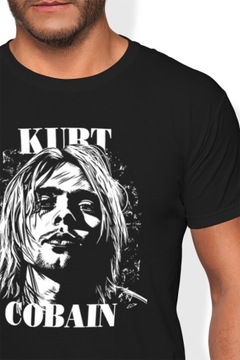 KOSZULKA NIRVANA KURT COBAIN MĘSKA ROCKOWA VINTAGE T-SHIRT MĘSKI TSHIRT