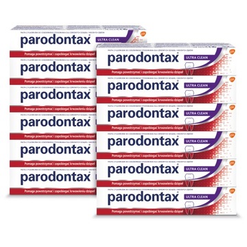 Parodontax Ultra Clean Pasta do zębów delikatna dla dziąseł 75 ml x 12 szt.