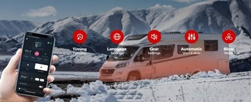 ПАРКОВОЧНОЕ ОБОГРЕВАНИЕ 8 кВт 12/24 В 230 В WEBASTO С СТАРТ/СТОП BLUETOOTH ЖК-дисплей