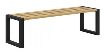 Nowoczesna ławka ogrodowa drewniana 180 cm