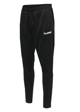 HUMMEL CZARNE SPODNIE DRESOWE LOGO 1YI HMP__XL