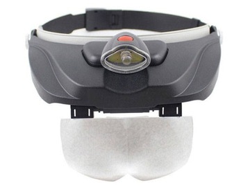 Наголовная лупа, прецизионные очки, мощный светодиод 3,5x.