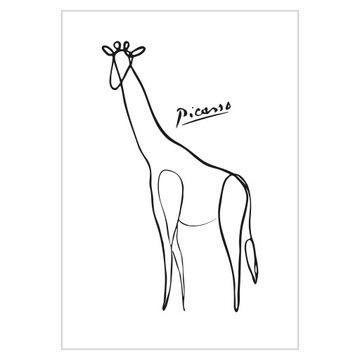 Plakat 21x30 Pablo Picasso Giraffe