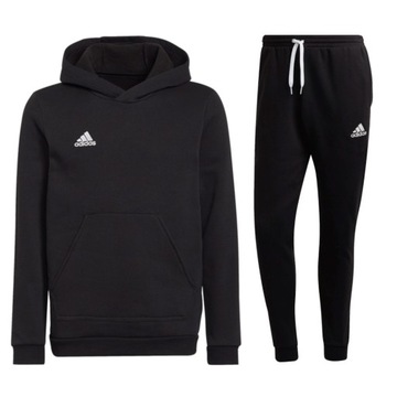 ADIDAS детский спортивный костюм, толстовка, штаны, комплект, размер 128