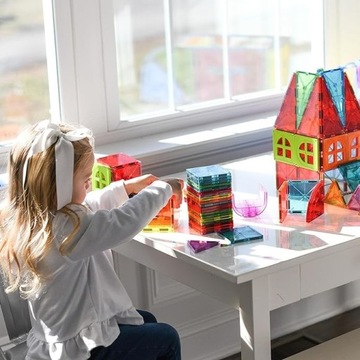 Магнитные строительные блоки 110 шт. Метрополис MAGNA-TILES город