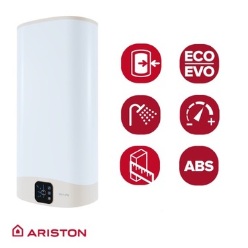 БОЙЛЕР ЭЛЕКТРИЧЕСКИЙ НАГРЕВАТЕЛЬ ARISTON VELIS WIFI 0 50 БАК ДЛЯ ГОРЯЧЕЙ ВОДЫ