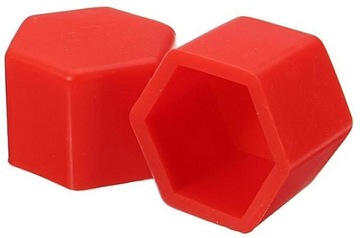 ZAŚLEPKI KAPSLE KAPTURKI SILIKOWNOWE NA ŚRUBY KOŁA FELGI 17MM 1 SZTUKA