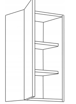 EKO WHITE 40 G-72 1F кухонный шкаф