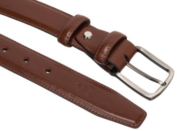 Ремень мужской костюмный Rovicky кожаный кожаный